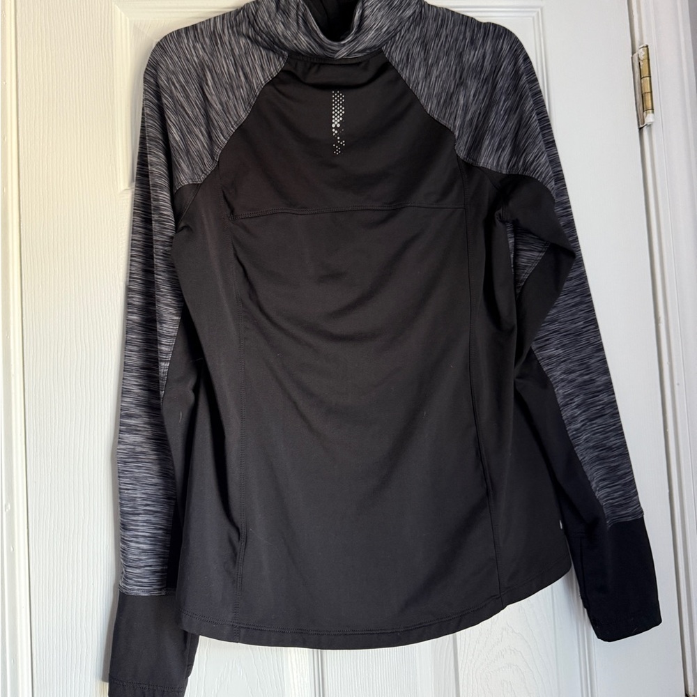 Danskin Now Dri-More 1/4 Zip Pullover Thumbholes Women’s L Athleisure